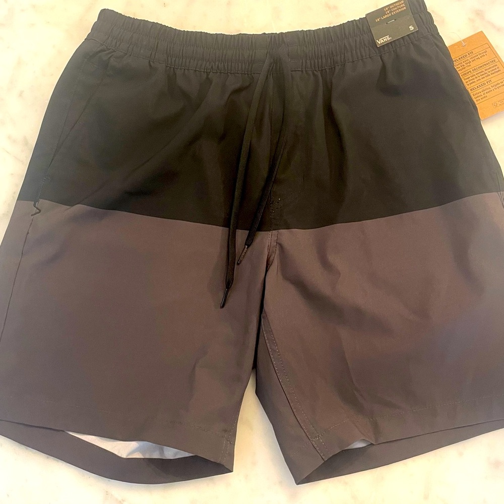 NWT Mens Vans Swim Trunks Size S